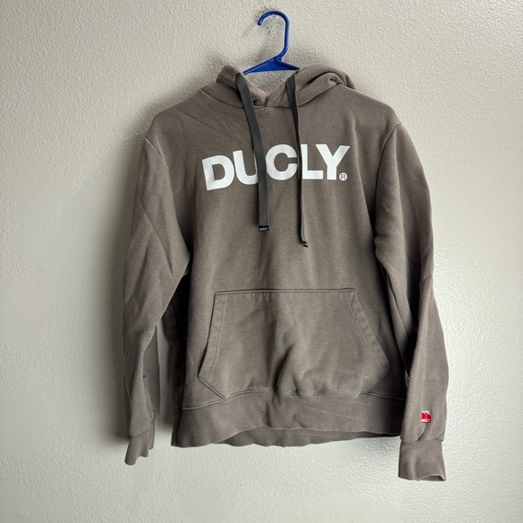 Jackets & Blazers - Ducly Vintage Hoodie Pullover Jacket Size XL